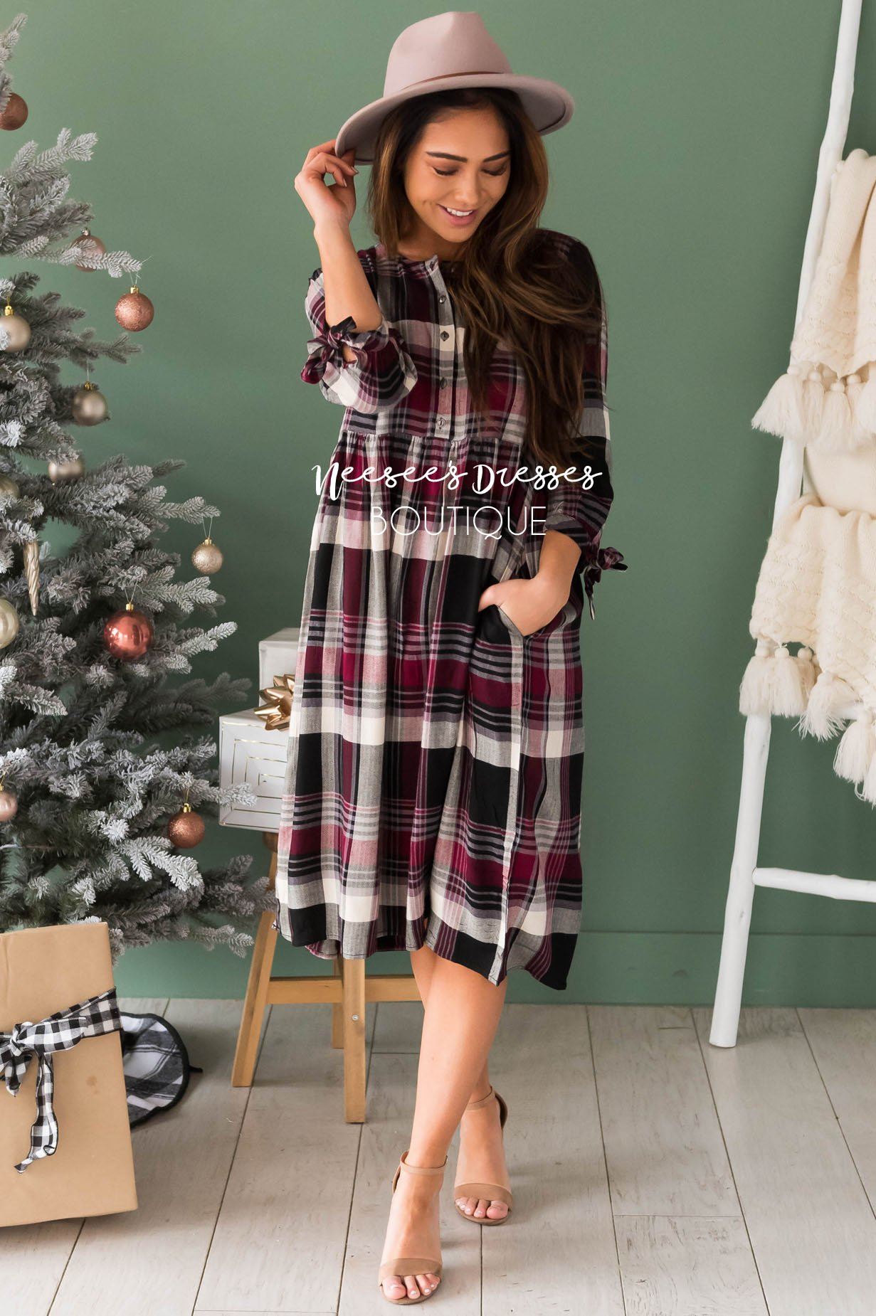 The Haylie Modest Dresses vendor-unknown 