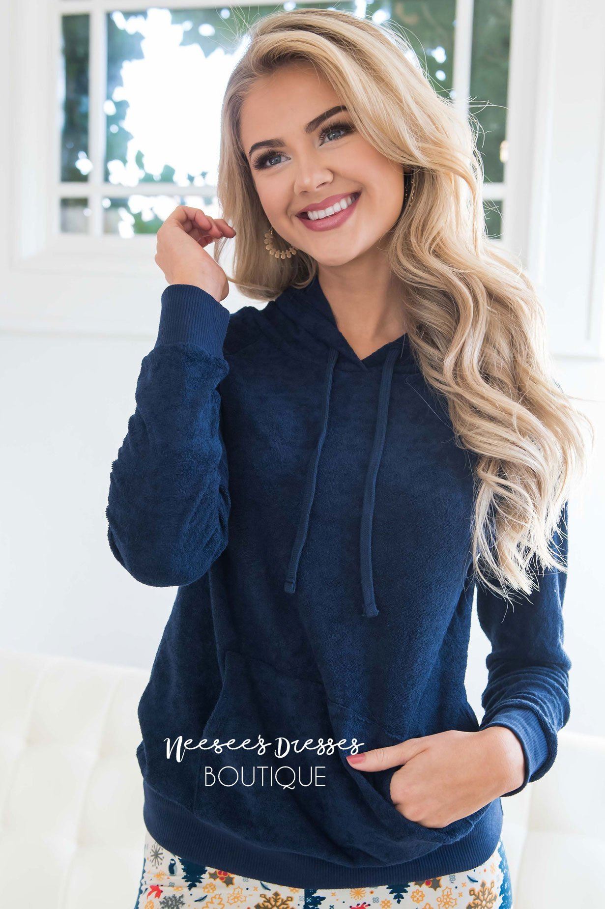 Soft Fuzzy Lightweight Hoodie Tops vendor-unknown 