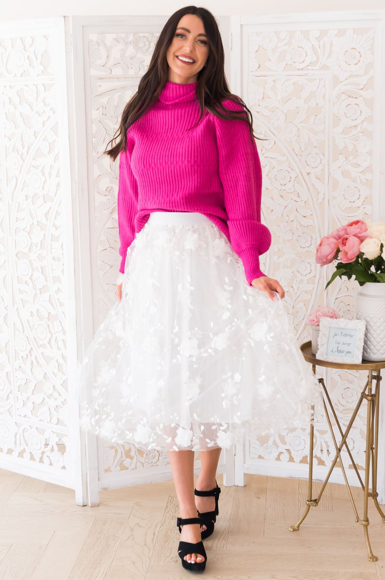 Fairytale Dreams Modest Tulle Skirt NeeSee's Dresses 