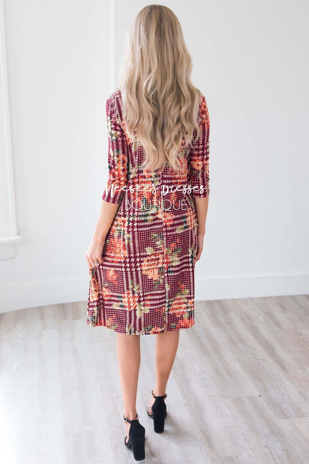 The Francesca Swing Dress Modest Dresses vendor-unknown 