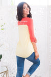 In The Groove Modest Baseball Tee Modest Dresses vendor-unknown