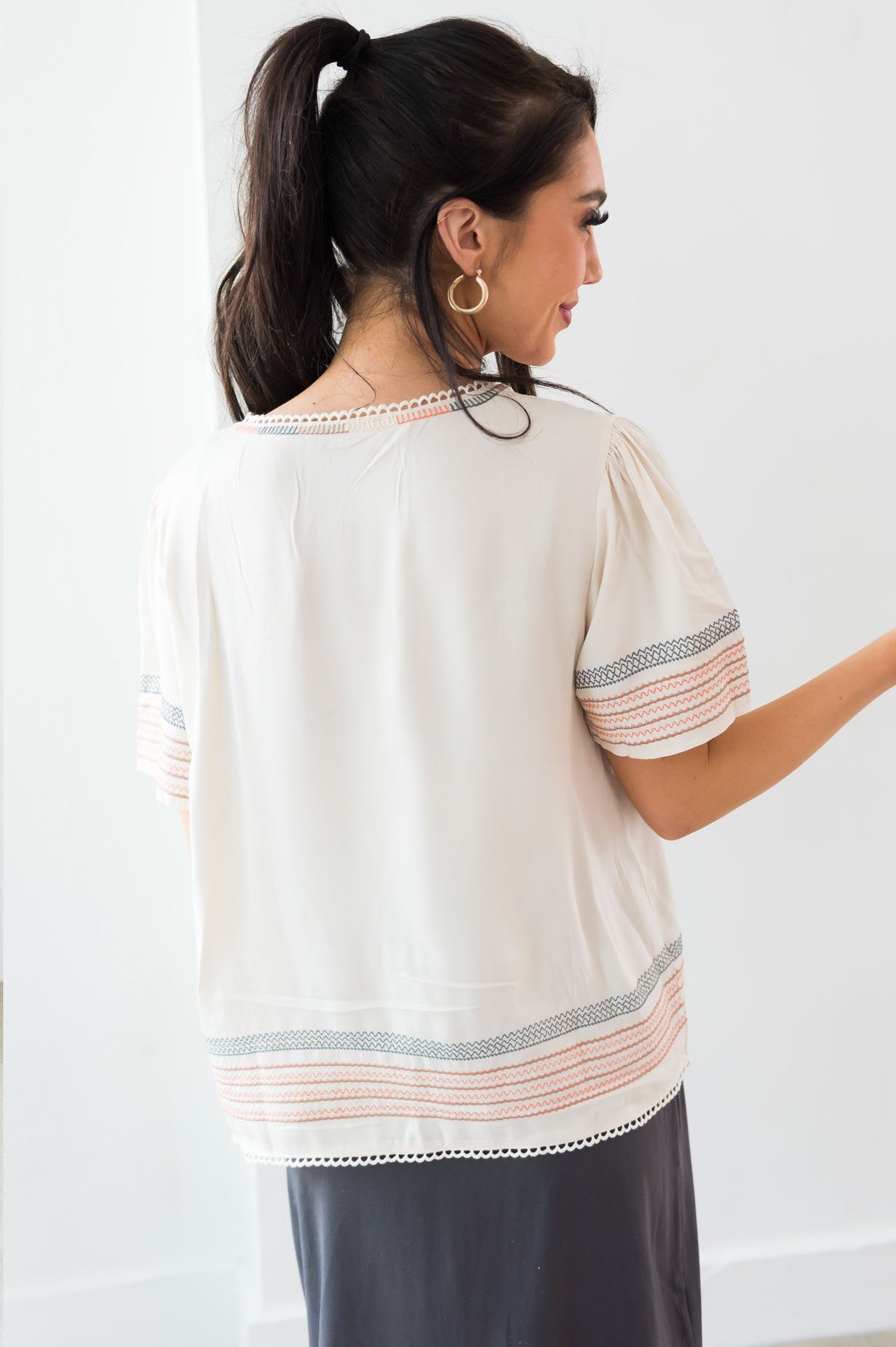 Many Travels Modest Blouse Modest Dresses vendor-unknown 