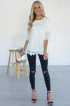 All About that Lace Blouse Tops vendor-unknown