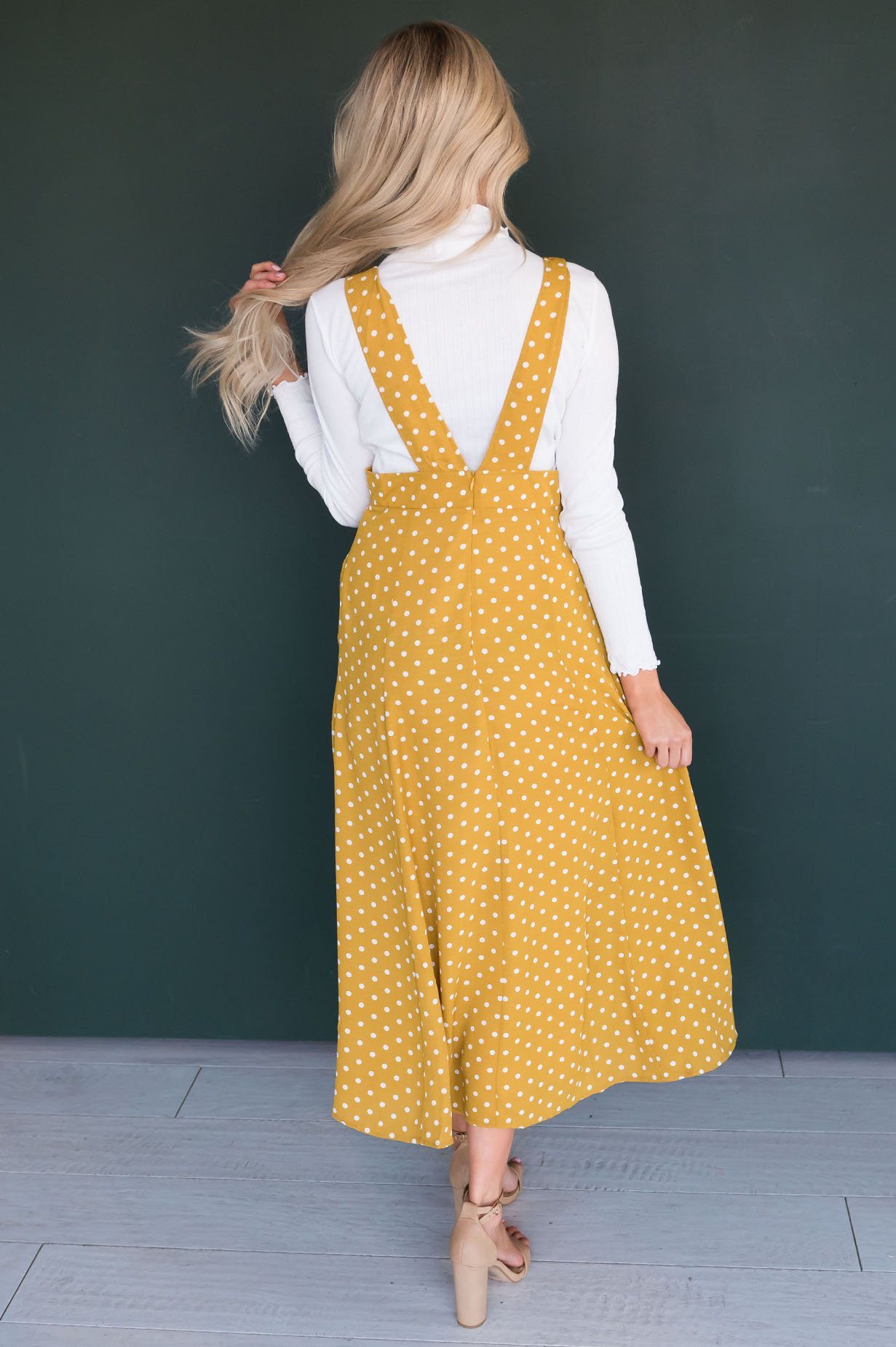 The Jenessa Overall Dress Modest Dresses vendor-unknown 