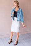 Keep it Cool Sweater Pencil Skirt Skirts vendor-unknown