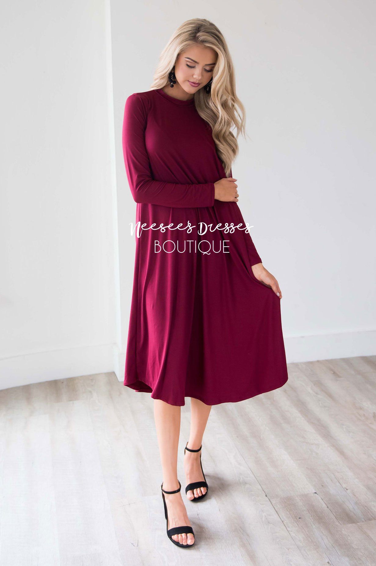 The Kelby Swing Dress Modest Dresses vendor-unknown 
