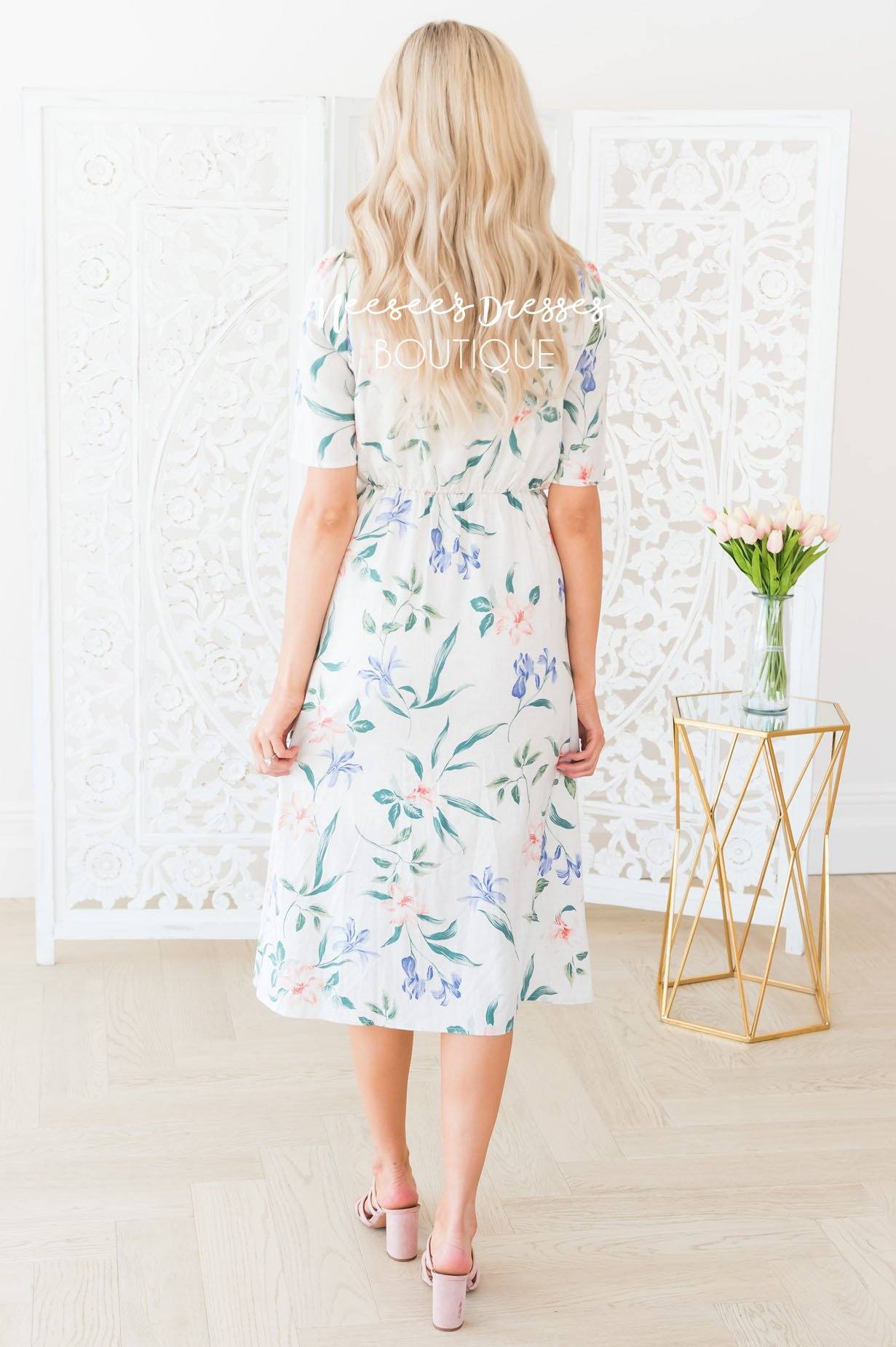 The Malia Modest Mid-Length Dress, image size:1231x1850