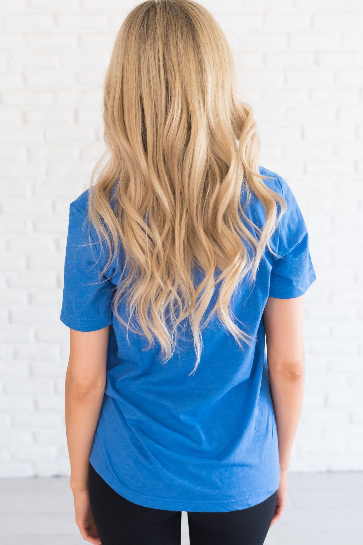 Stars & Stripes Lips Graphic Tee Modest Dresses vendor-unknown 