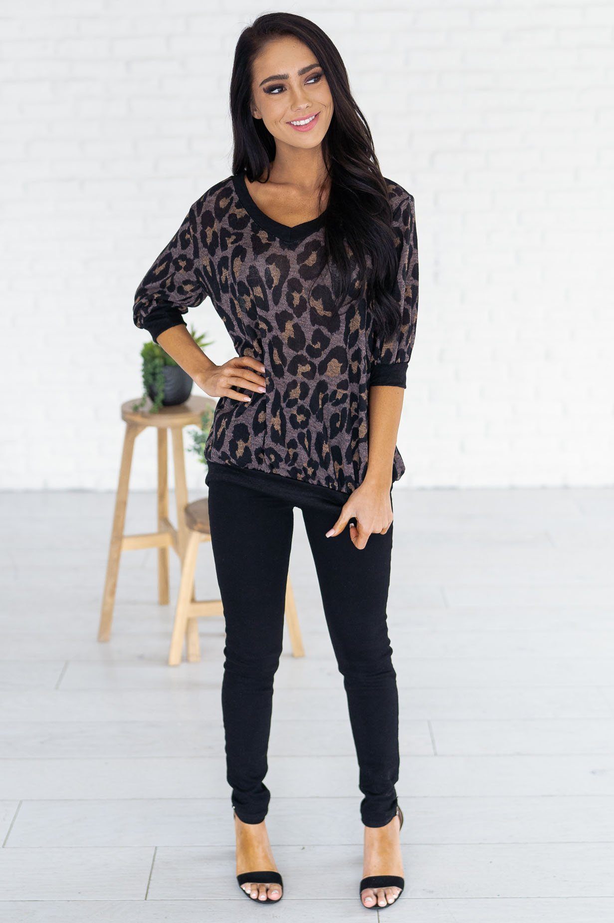 Let's Get Away Modest Top Modest Dresses vendor-unknown 