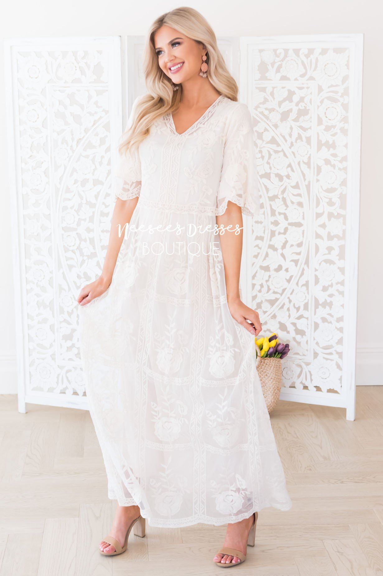 The Lexi Boho Maxi Dress Modest Dresses vendor-unknown 