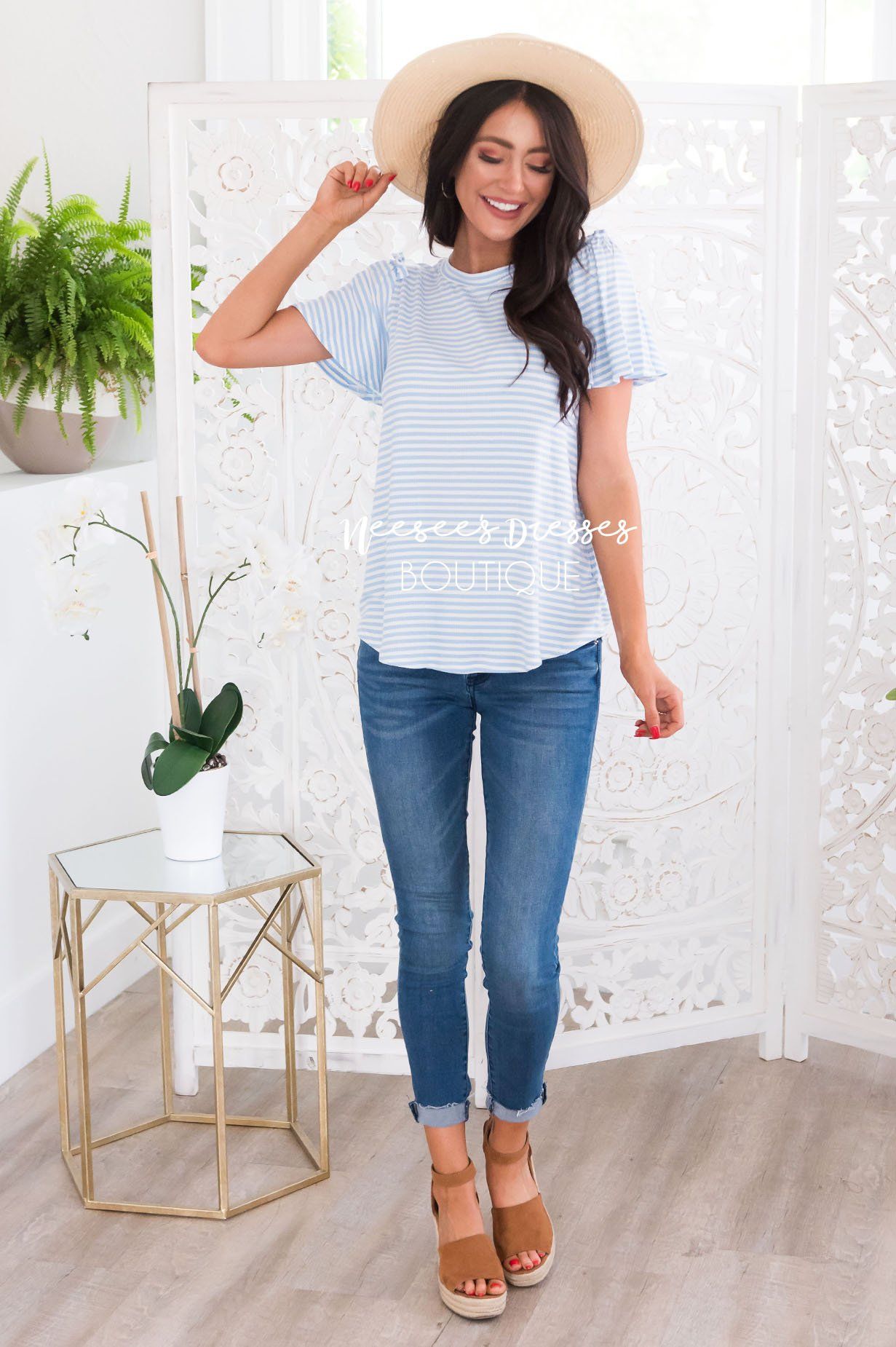 Lift My Spirits Modest Top Modest Dresses vendor-unknown 