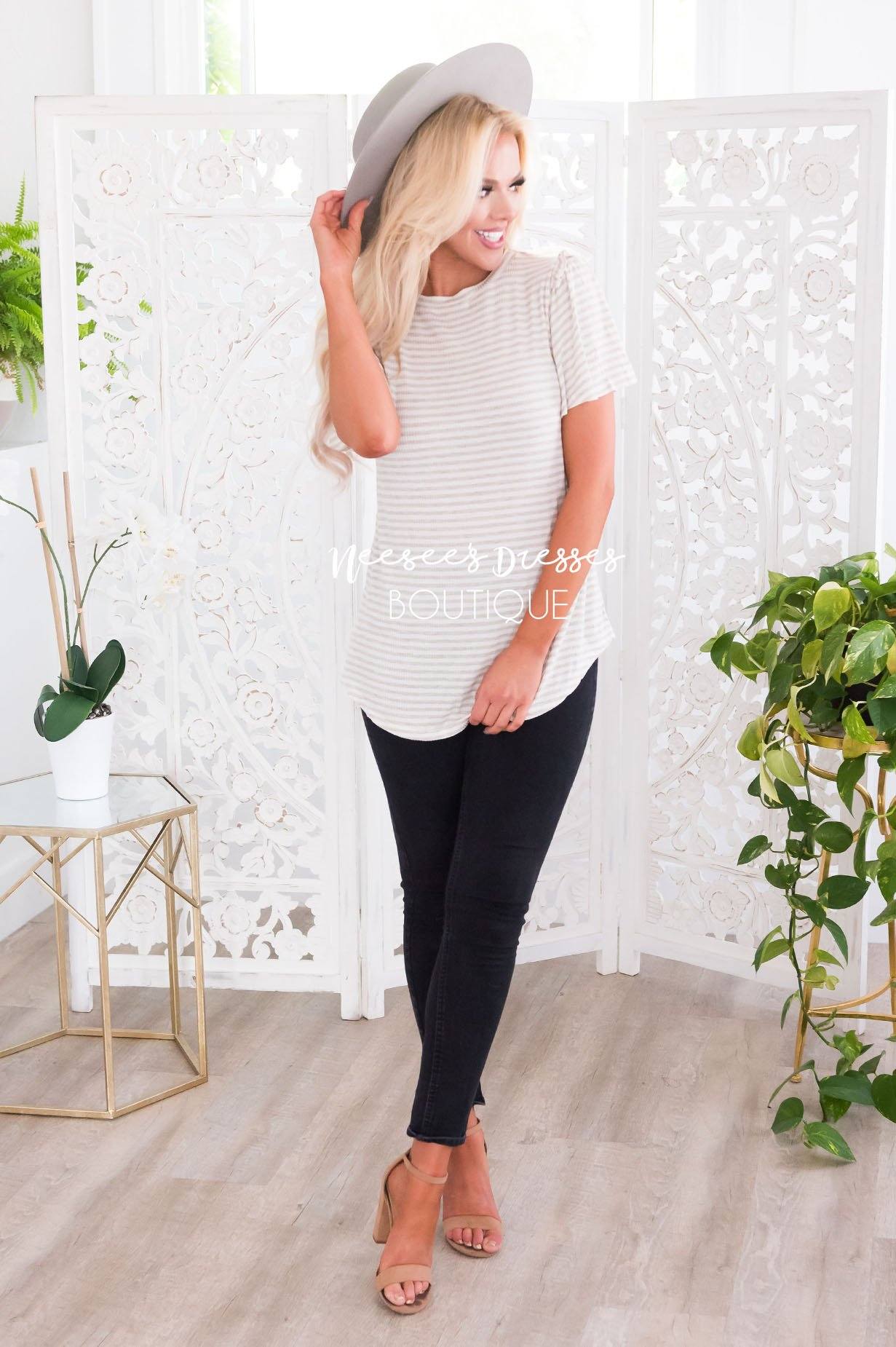 Lift My Spirits Modest Top Modest Dresses vendor-unknown 