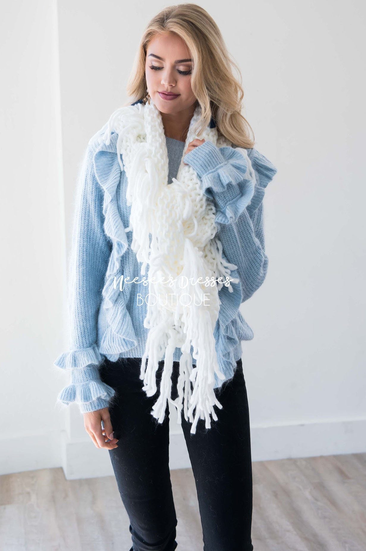 Had Me Smitten Oversized Knit Scarf Accessories & Shoes Leto Accessories 