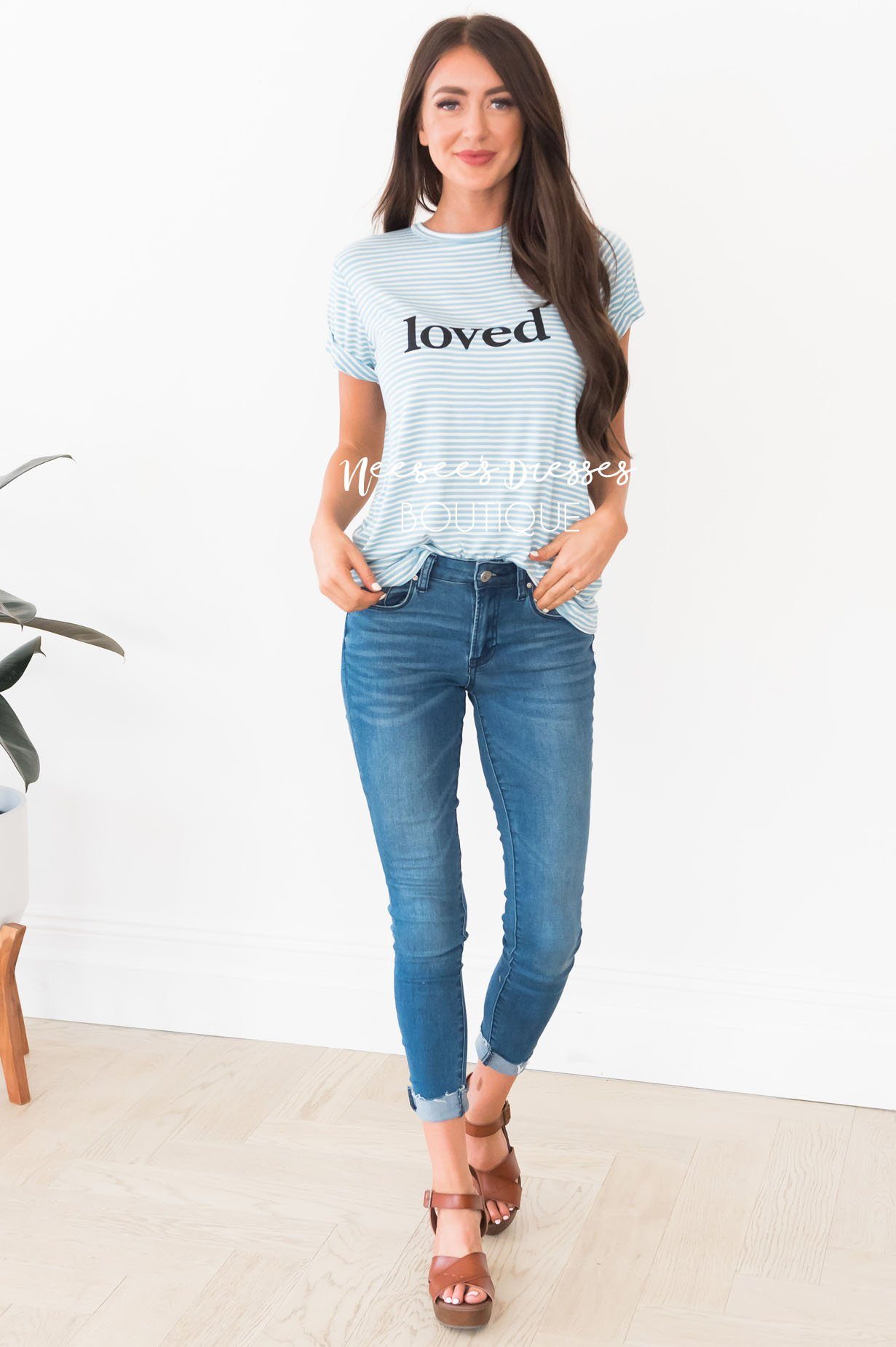 Loved Modest Tee Modest Dresses vendor-unknown 