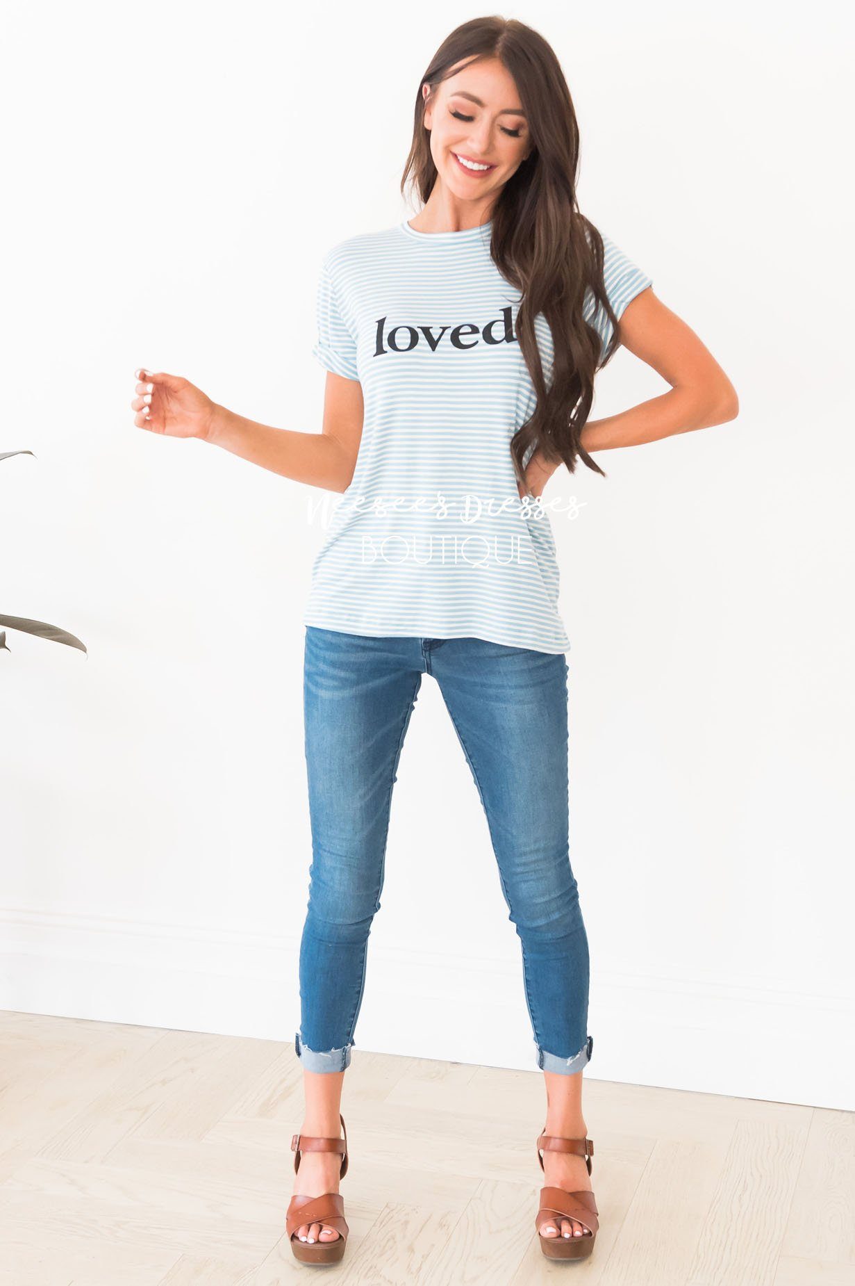 Loved Modest Tee Modest Dresses vendor-unknown 