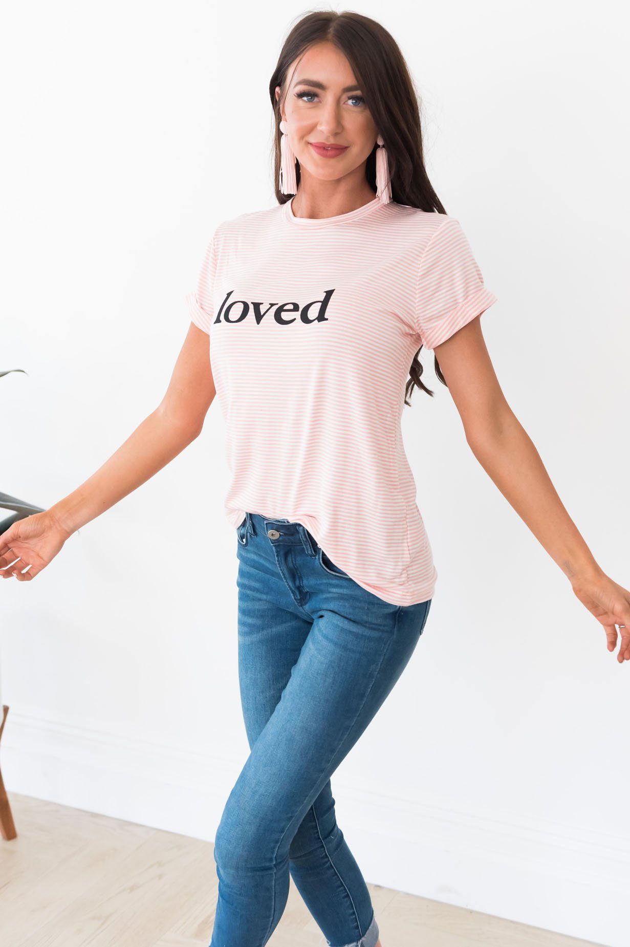 Loved Modest Tee Modest Dresses vendor-unknown 