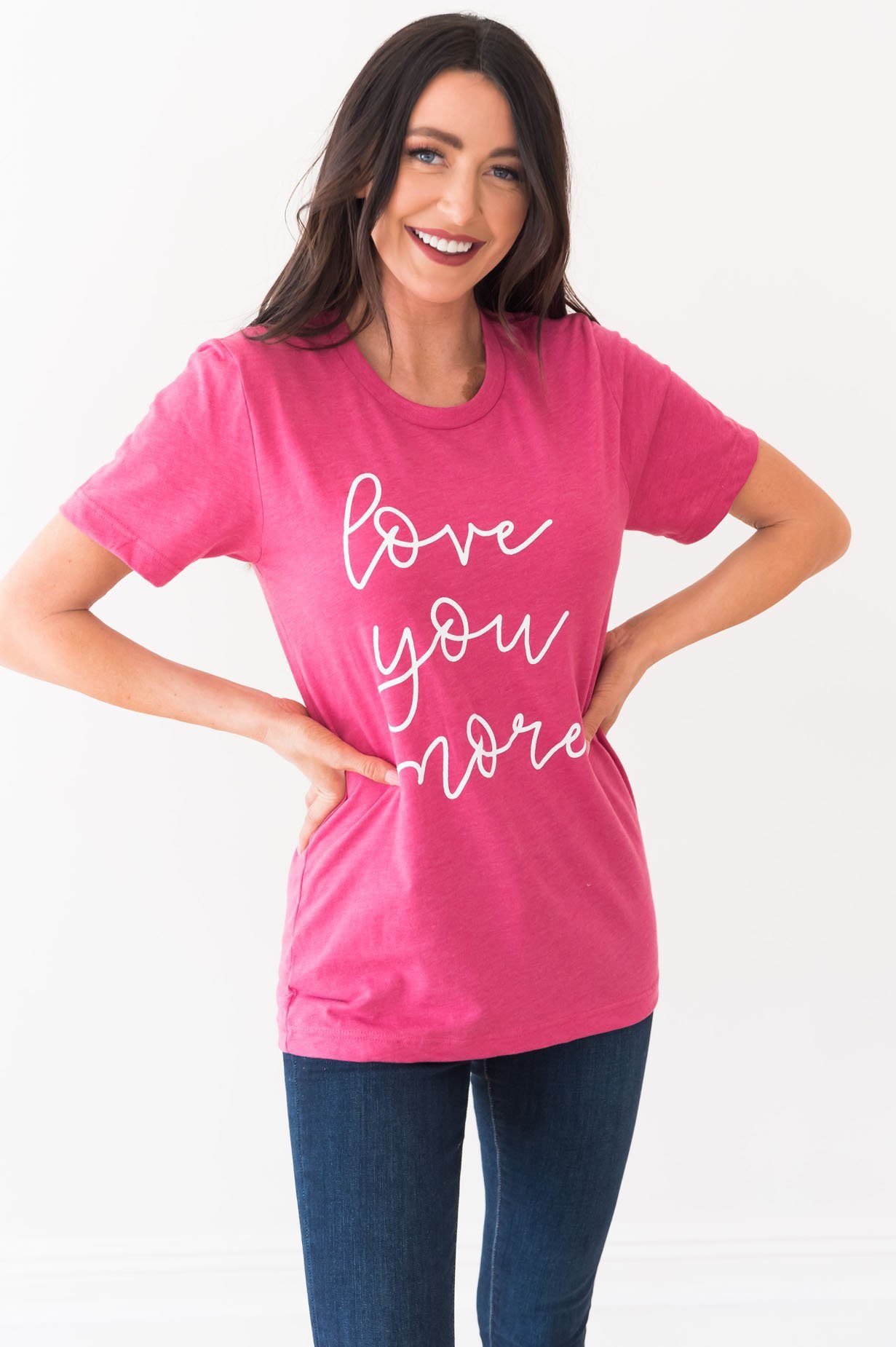 Love You More Modest Tee Modest Dresses vendor-unknown 