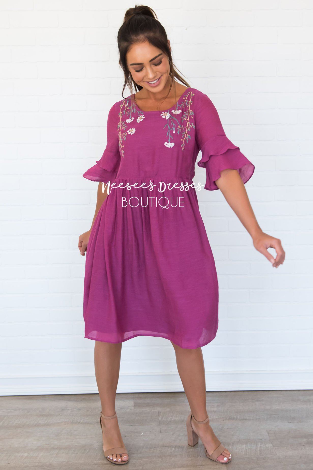 The Briana Modest Dresses vendor-unknown 