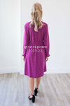 The Keely Ruffle Neckline & Wrists Sweater Dress Modest Dresses vendor-unknown