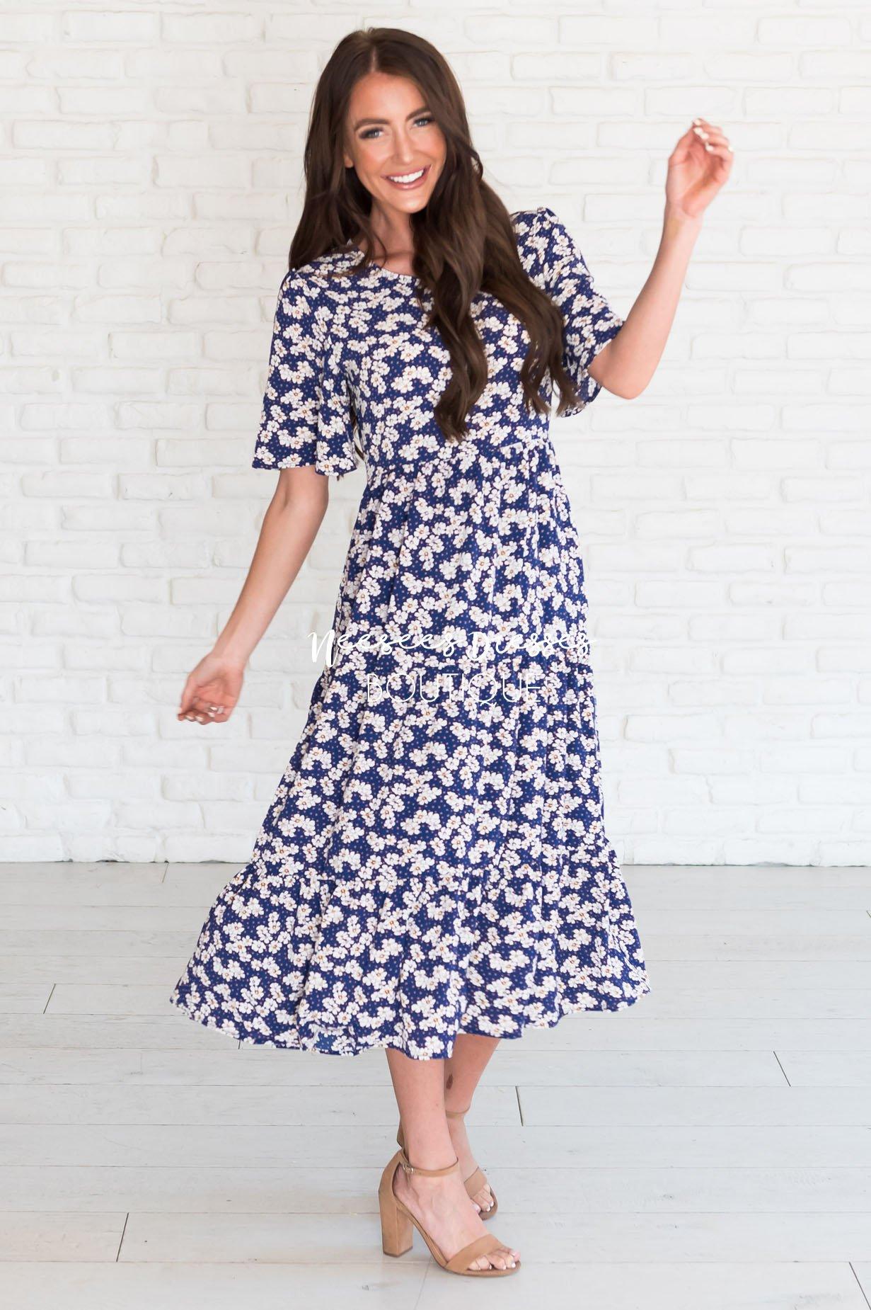 The Maisy Daisy Dress Modest Dresses vendor-unknown 