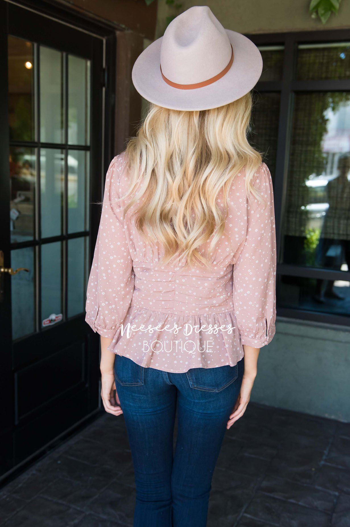 Tell Our Love Story Pleated Top Modest Dresses vendor-unknown 