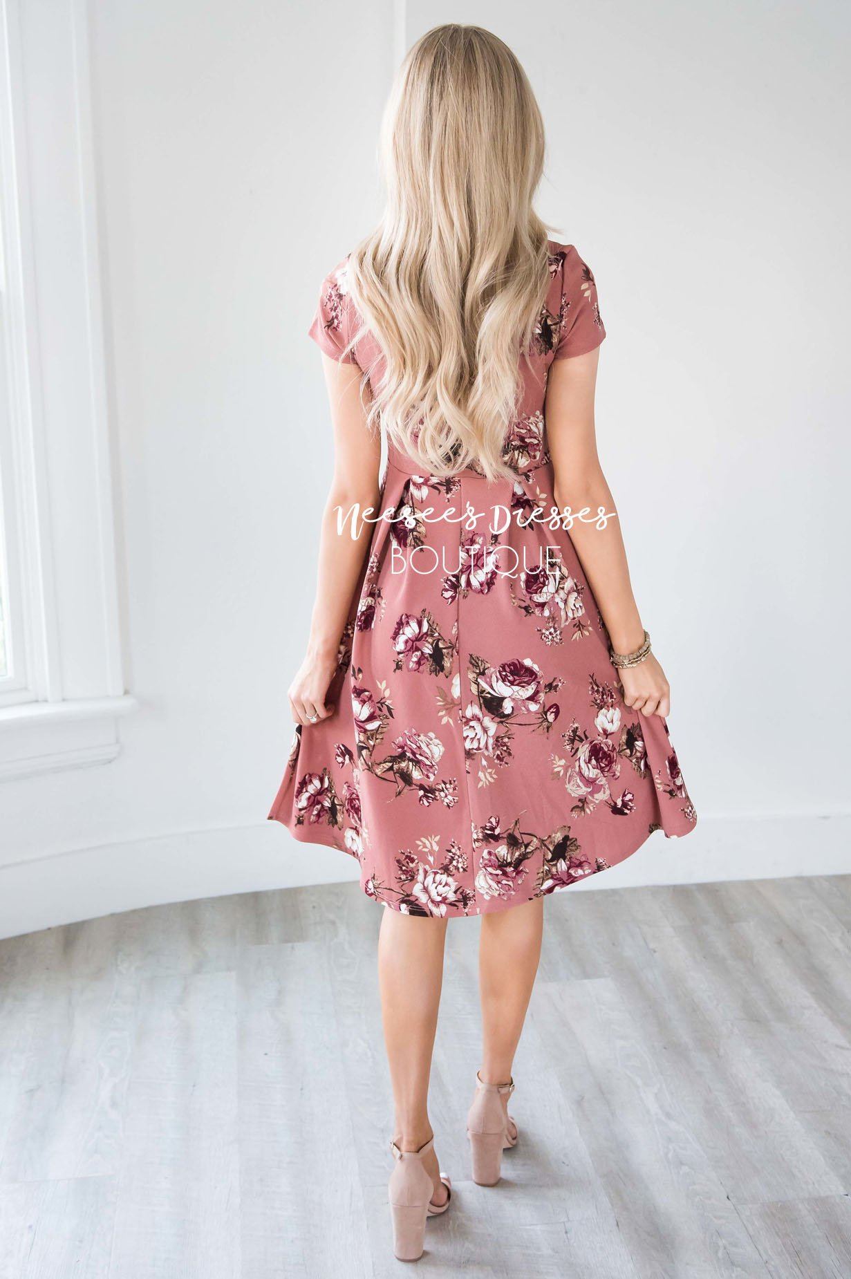 The Ivy Pleats Dress Modest Dresses Mikarose 
