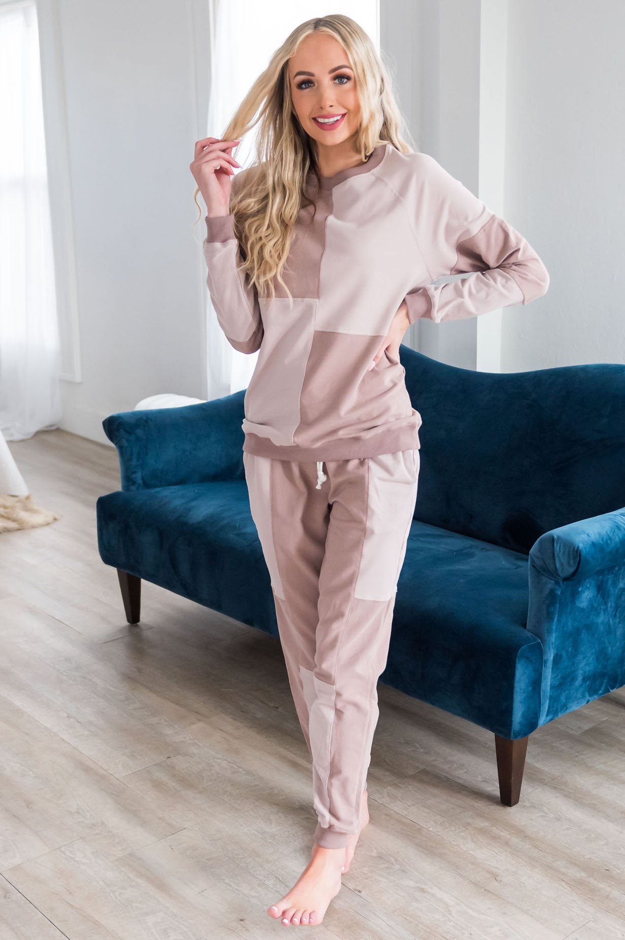 Sweet Day Dream Lounge Set Tops vendor-unknown 