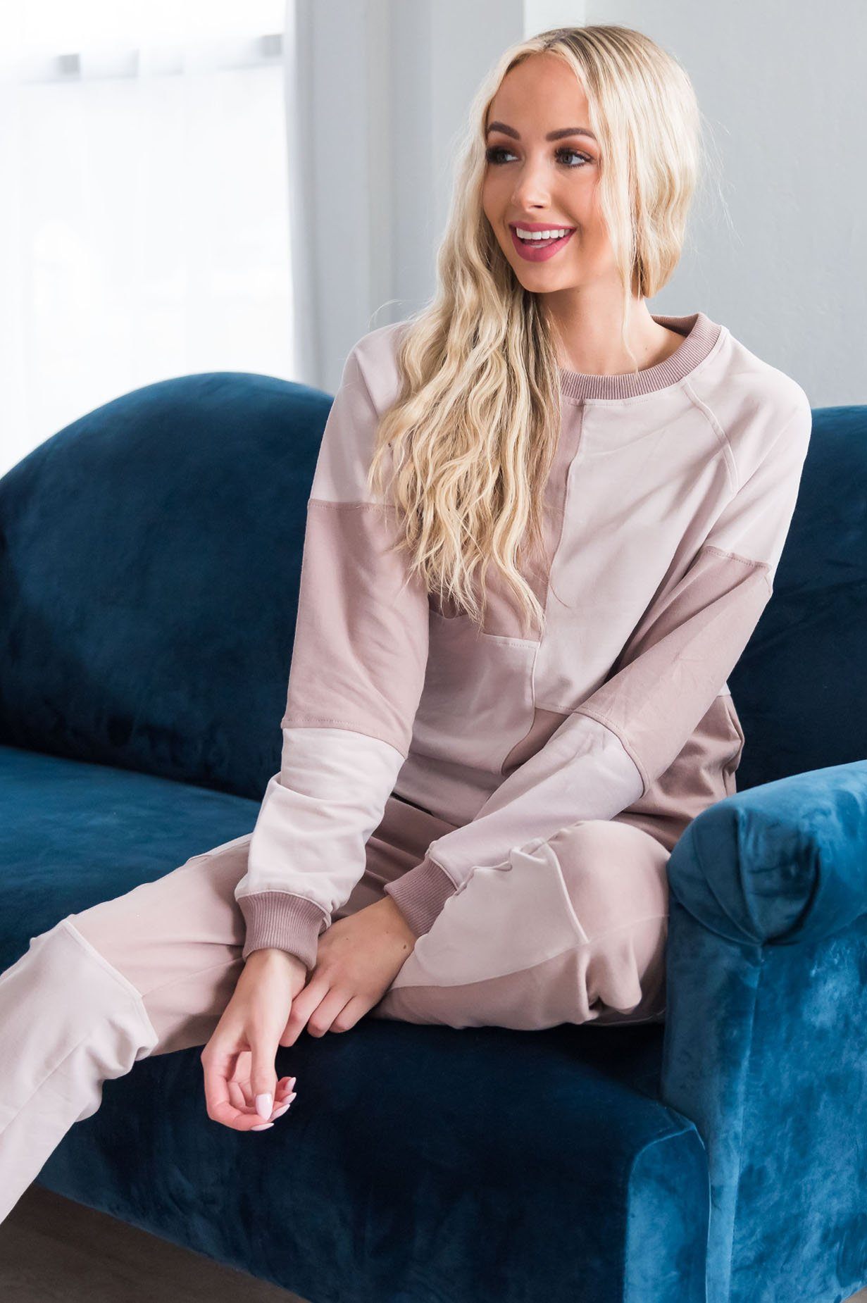 Sweet Day Dream Lounge Set Tops vendor-unknown 