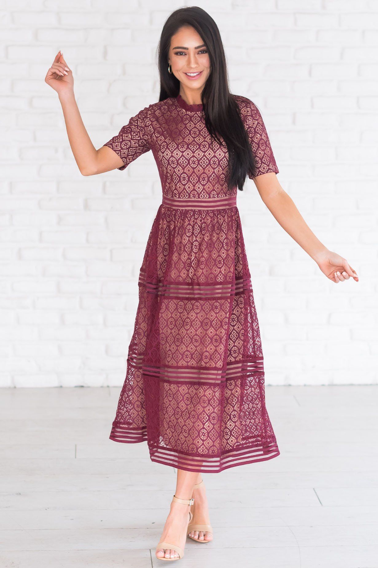 The Melana Modest Dresses vendor-unknown 