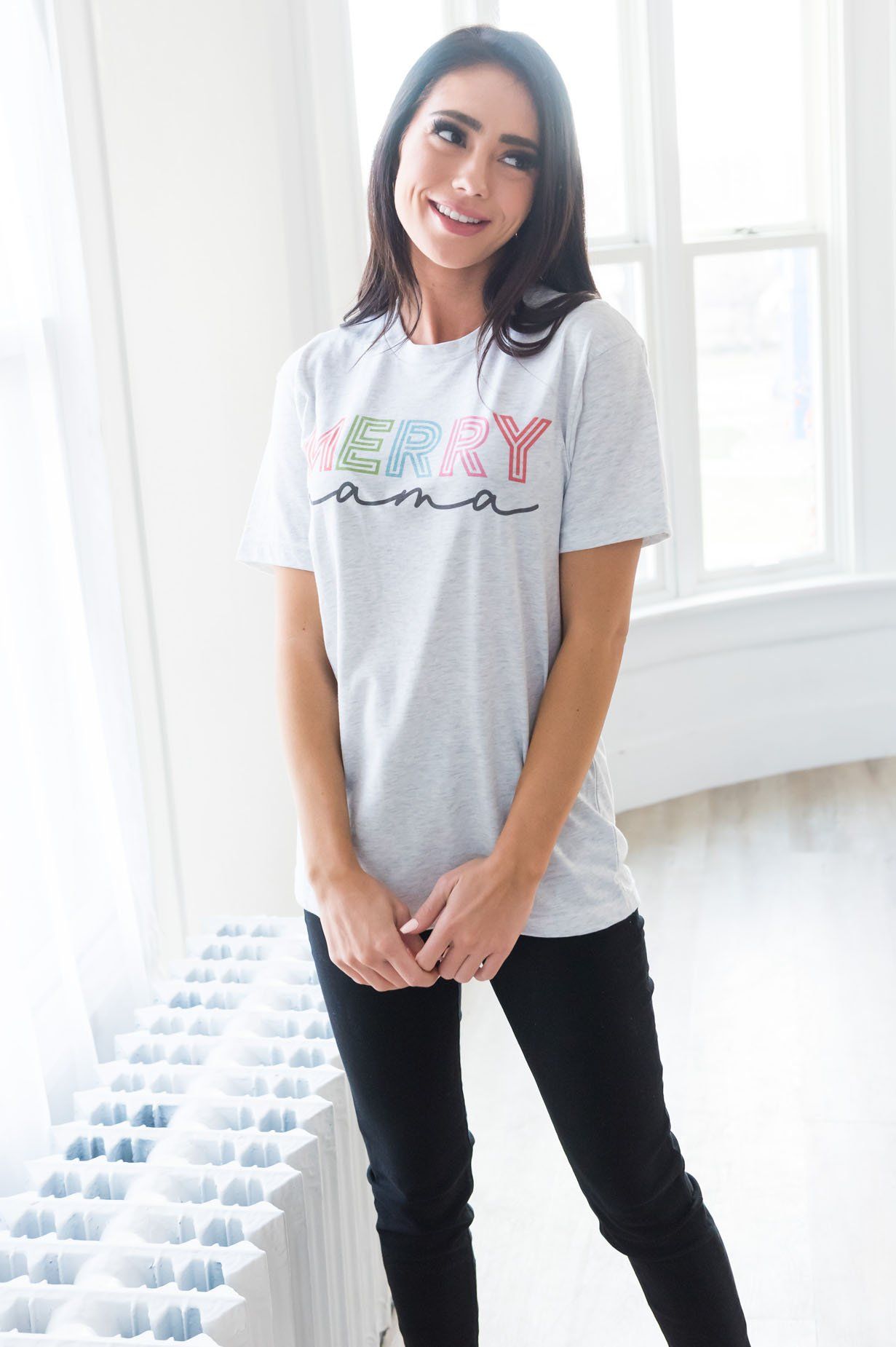 Merry Mama Modest Tee Modest Dresses vendor-unknown 