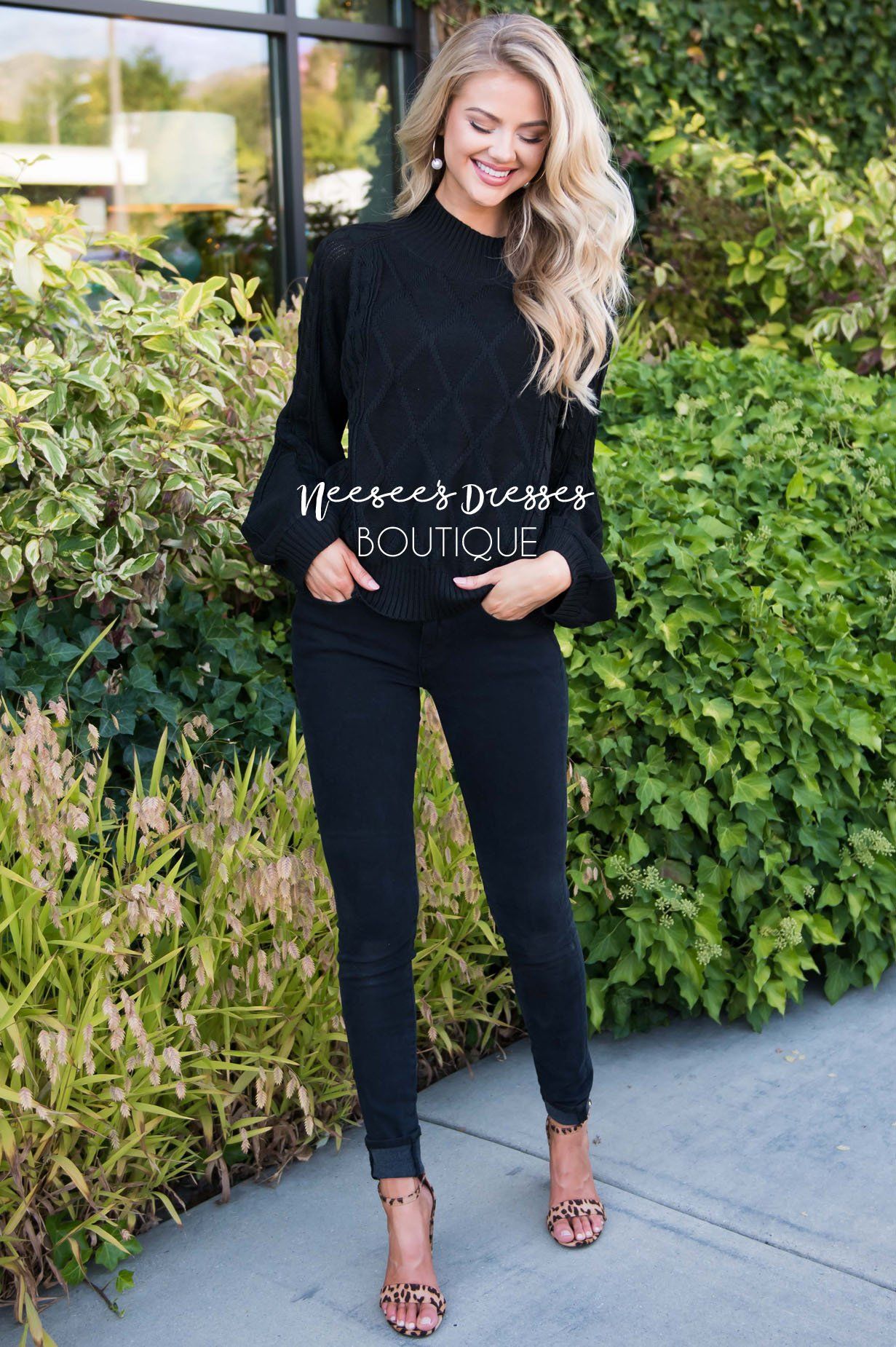 Missing Me cable knit sweater Tops vendor-unknown 