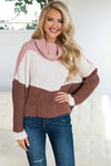 Neapolitan Turtleneck Sweater Tops vendor-unknown