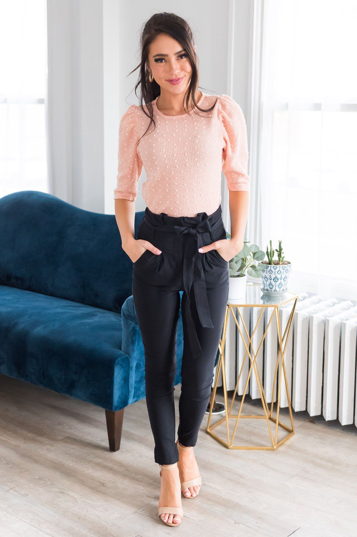 Bashful Beauty Modest Pegged Pants Modest Dresses vendor-unknown 