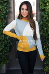 Pay it Forward block sweater Tops vendor-unknown 