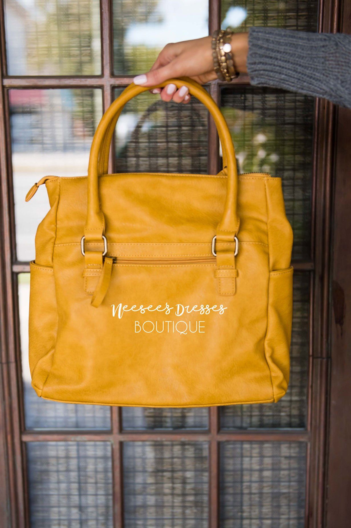 Jet Set Mustard Bag Accessories & Shoes vendor-unknown 