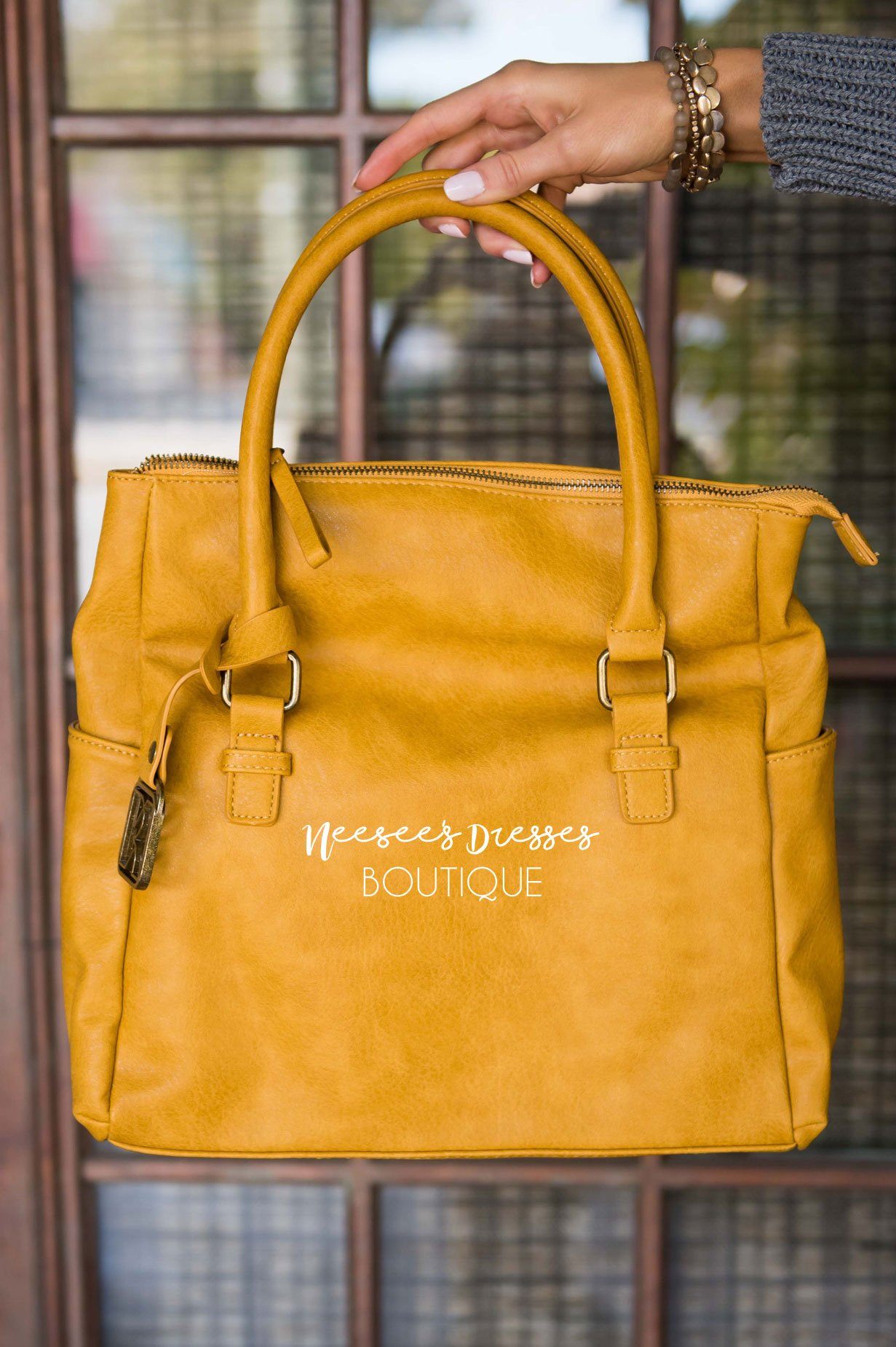 Jet Set Mustard Bag Accessories & Shoes vendor-unknown 