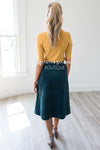 Falling Through Time Corduroy Skirt Skirts vendor-unknown