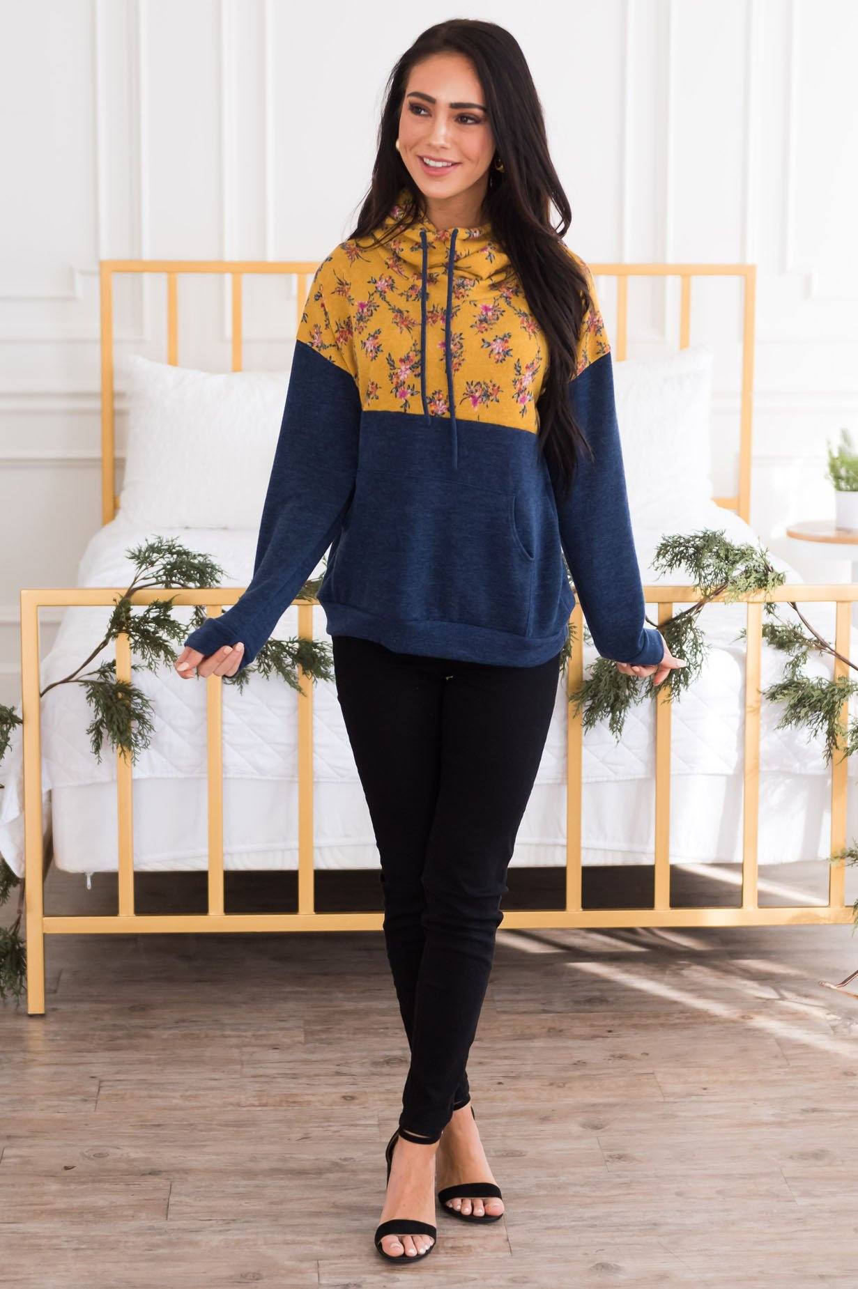 Hello There Modest Hoodie Modest Dresses vendor-unknown 