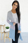 Worth The Chase Modest Block Cardigan Modest Dresses vendor-unknown