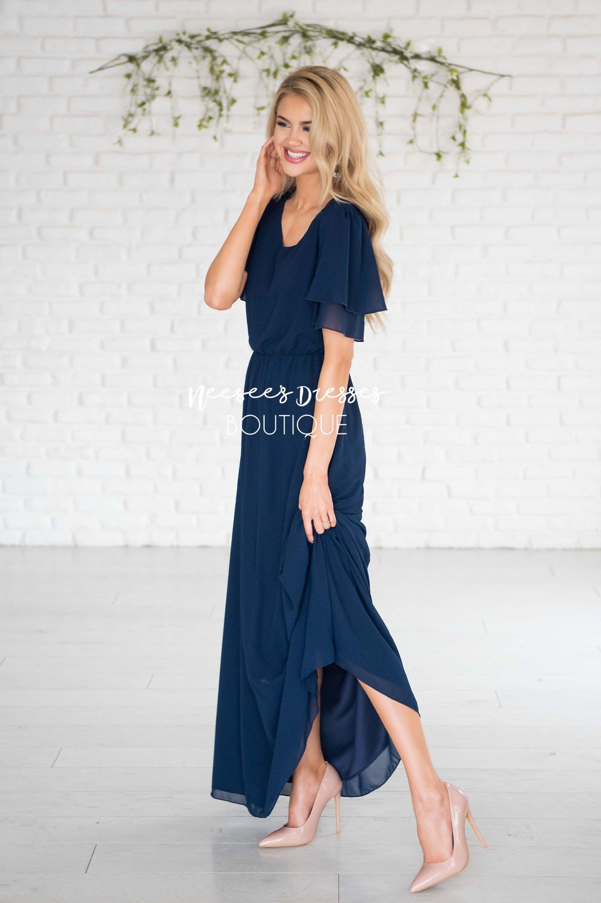 The Chloe Chiffon Maxi Dress Modest Dresses vendor-unknown 