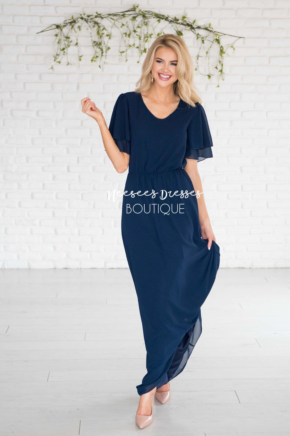 The Chloe Chiffon Maxi Dress Modest Dresses vendor-unknown 