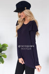 You're So Beautiful Ruffle Sleeve Top Modest Dresses vendor-unknown