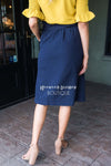 Lets Meet For Brunch Button Skirt Modest Dresses vendor-unknown