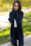 Living My Best Style Chenille Cardigan Modest Dresses vendor-unknown