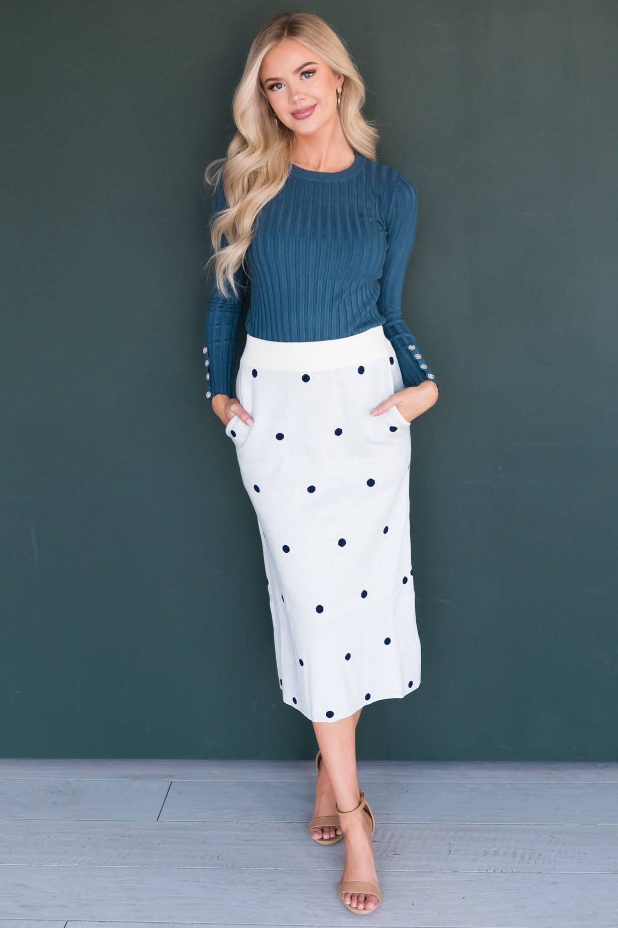 Graceful Simplicity Modest Sweater Skirt Modest Dresses vendor-unknown 