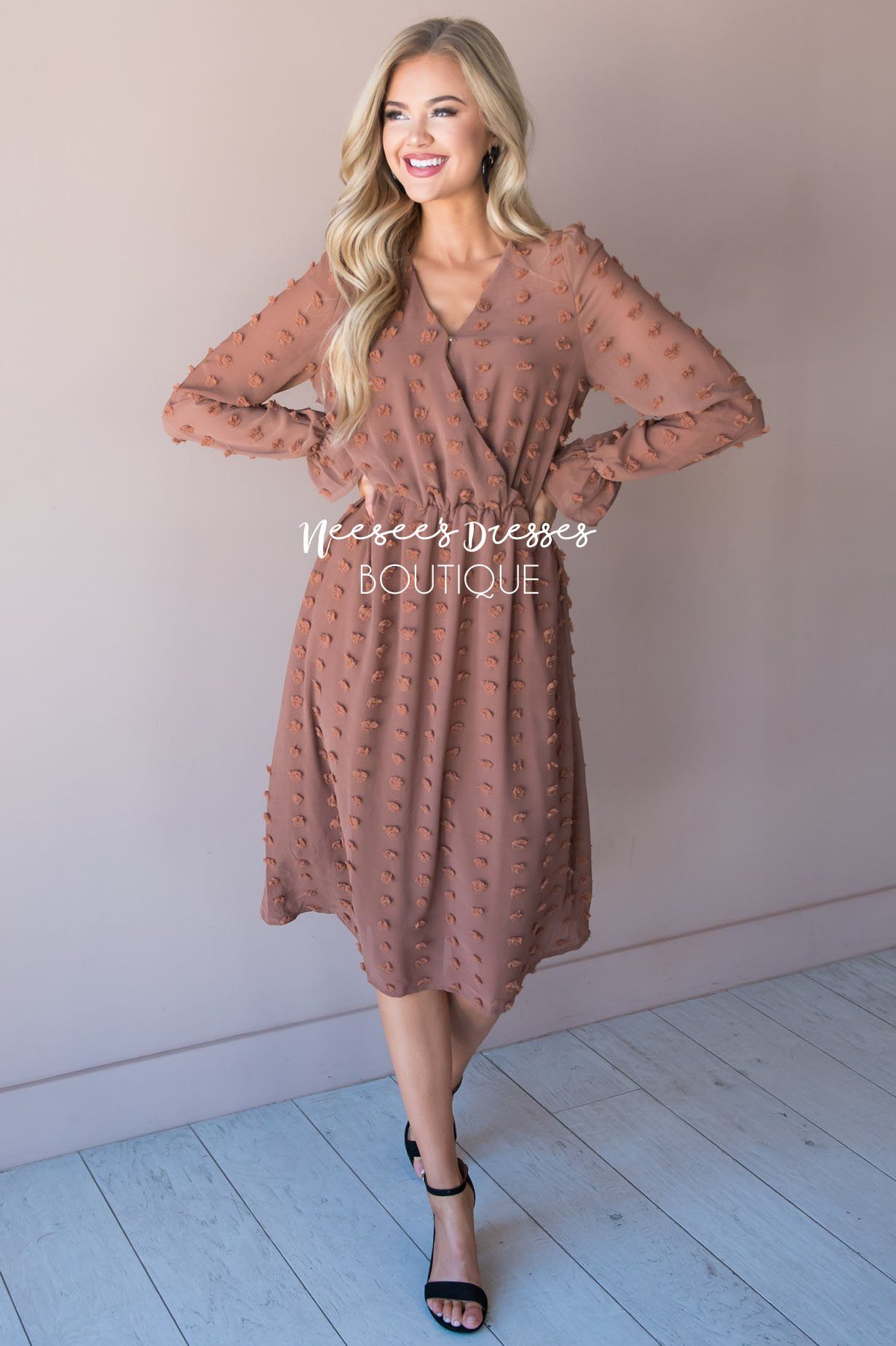 The Nikita Long Sleeves Modest Dresses vendor-unknown 