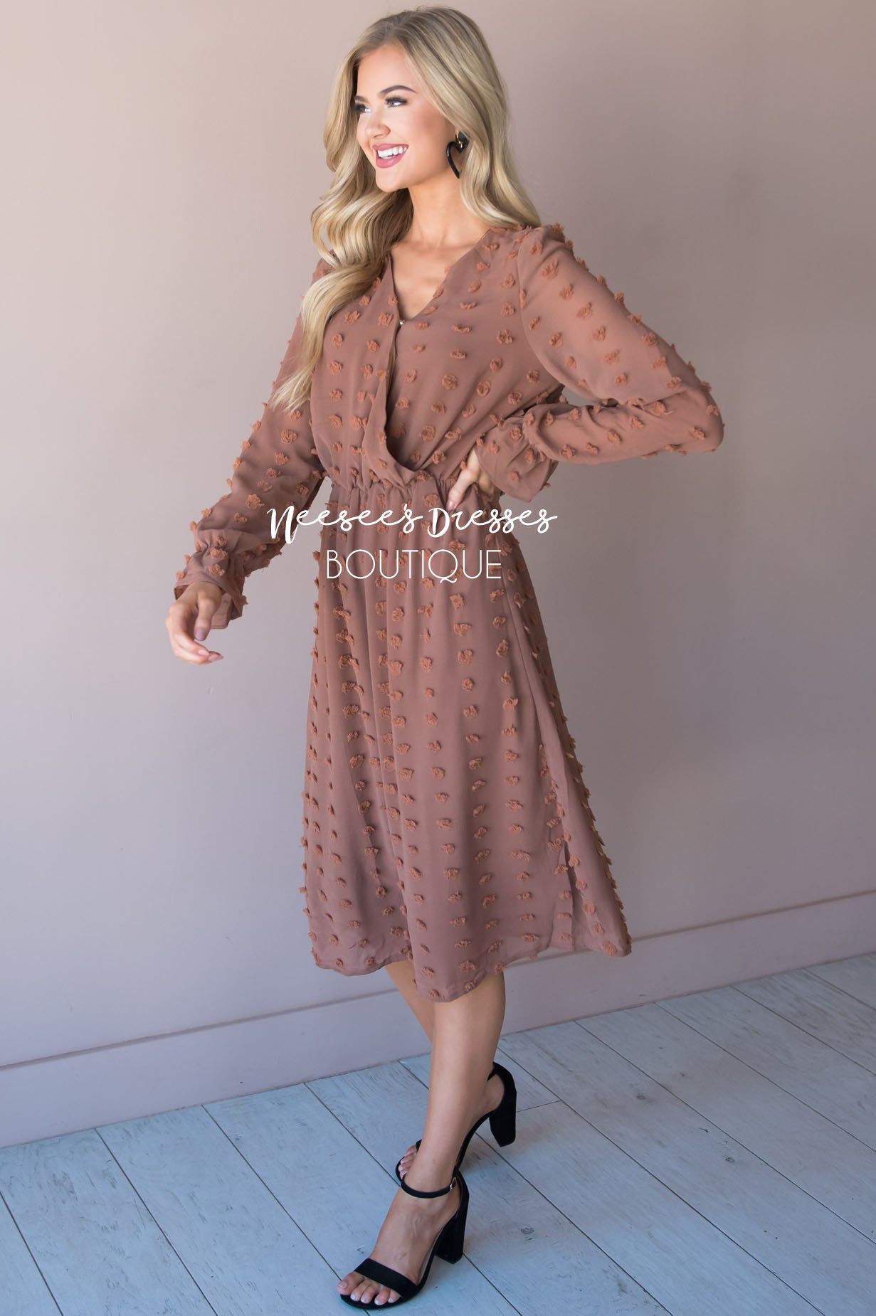 The Nikita Long Sleeves Modest Dresses vendor-unknown 