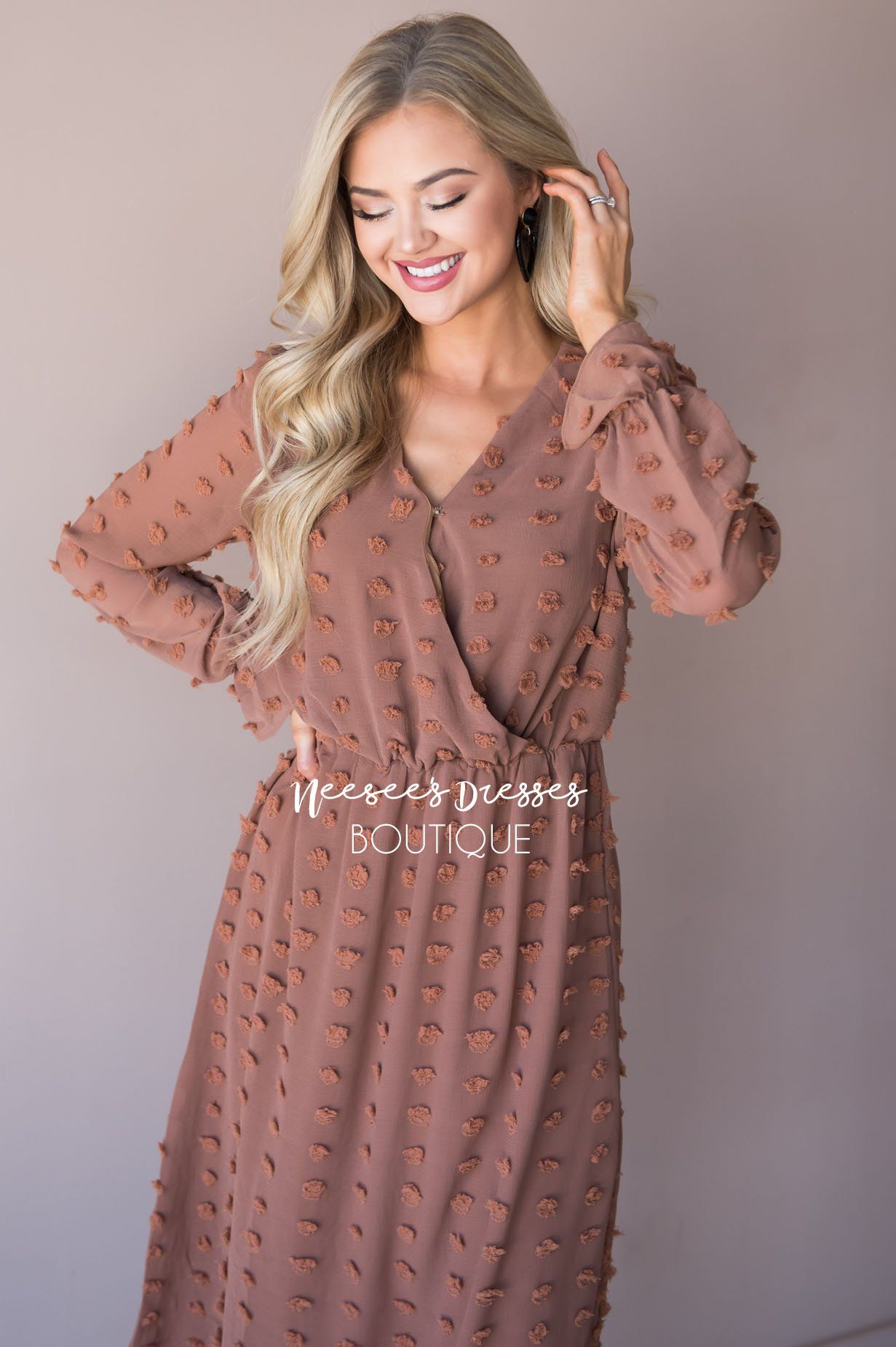The Nikita Long Sleeves Modest Dresses vendor-unknown 