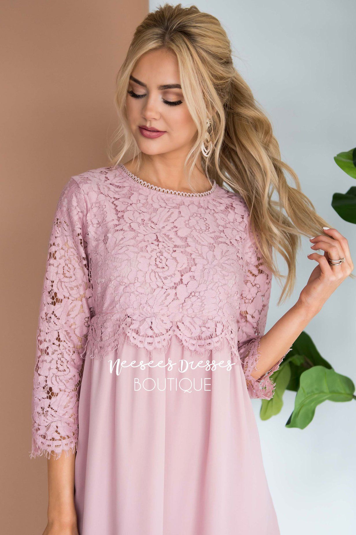 The Brynn - Nursing Friendly Modest Dresses vendor-unknown 