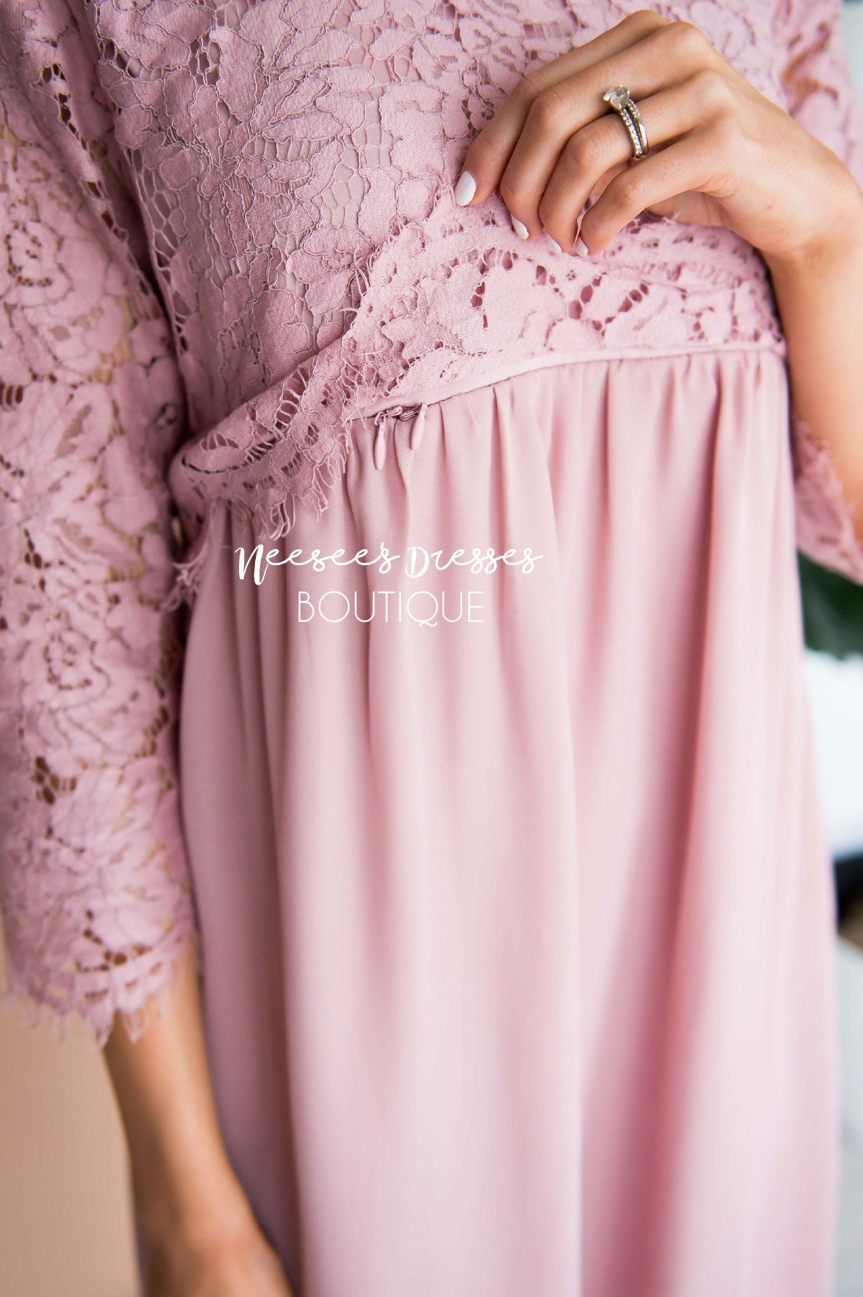 The Brynn - Nursing Friendly Modest Dresses vendor-unknown 